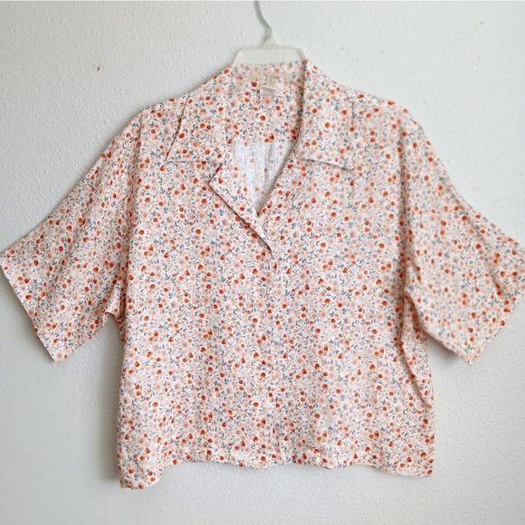 Oak Meadow Floral Button Down Shirt - Picture 1 of 9